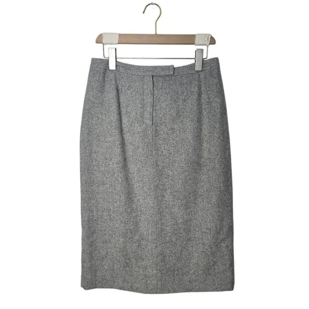 Lauren Ralph Lauren Wool Angora Skirt Size 10 Pencil Lined Straight